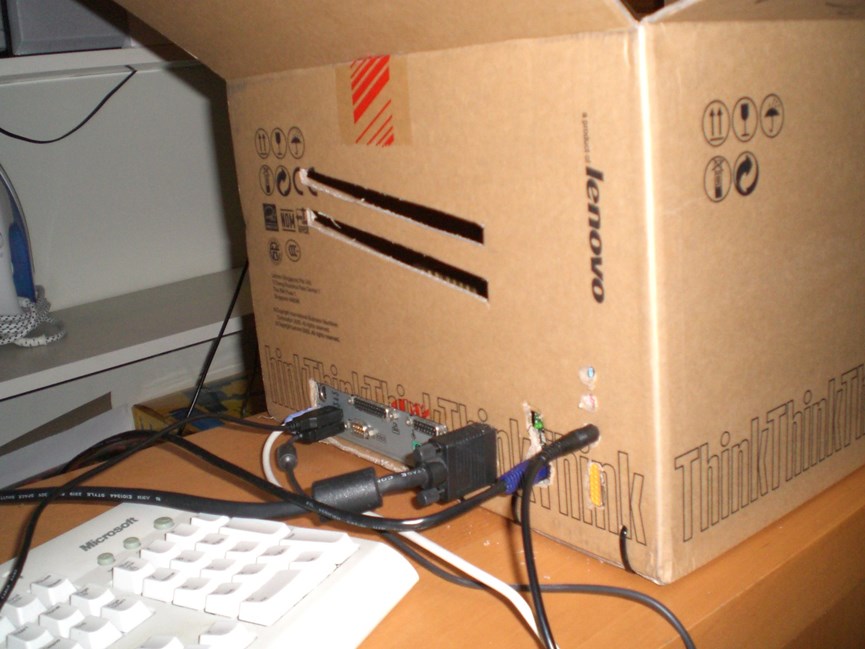 The cardboard computer.