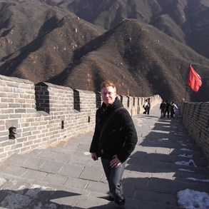 Climbing the great wall was actually more difficult than I thought.