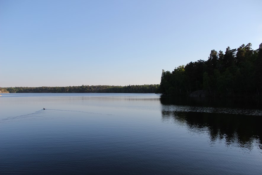 A Swedish lake.