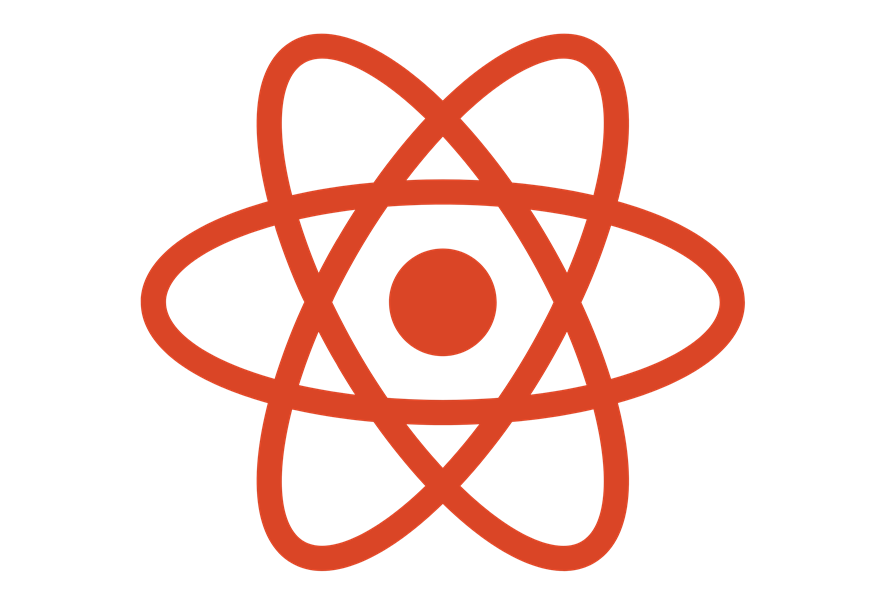 The React logo.