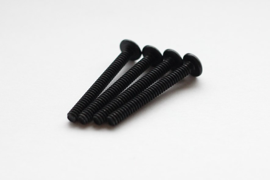 The screws we will be using, standard 6-32 UNC with a length of 30mm.