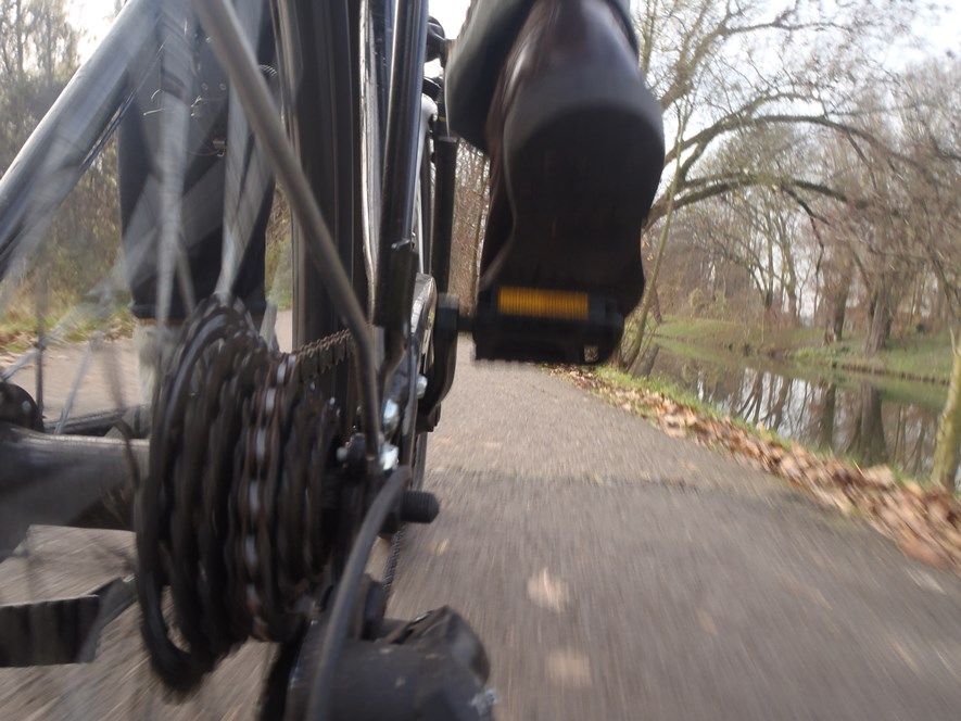 Not exactly a replacement for a GoPro, but its size, weight, robustness and, last but not least, very reasonable price make up for much of its shortcomings. Here taped to a bike.