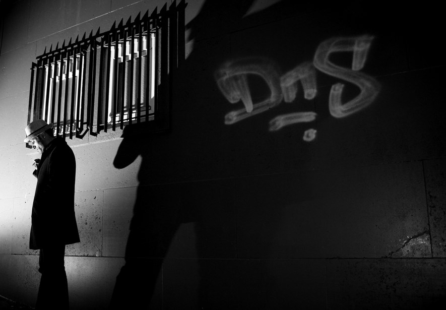 Hat - check. Cigarette - check. Dark back alley - double-check.