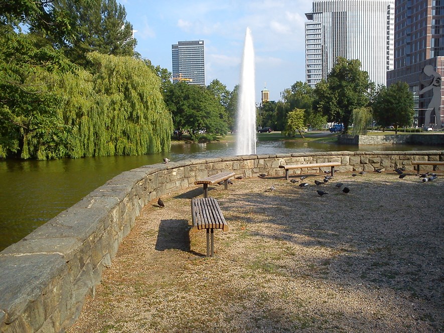 Sample shot, a walk in the park.
