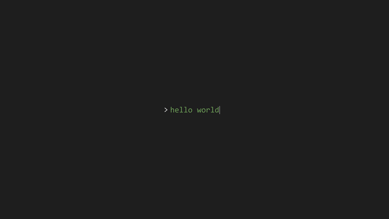 Hello World