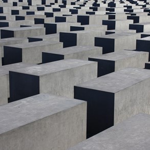 Jewish memorial. Don&#039;t ask me what large concrete blocks have to do with the holocaust.