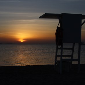 Got up early to catch the sunrise.