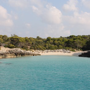 One of many beautiful and difficult to reach beaches.