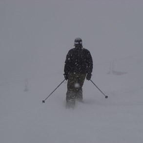 Heavy snowfall on sunday.