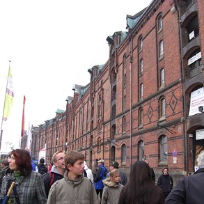 The famous Speicherstadt.