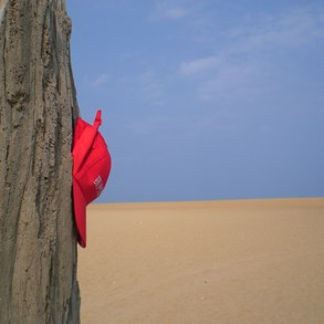 Calm day at the beach.