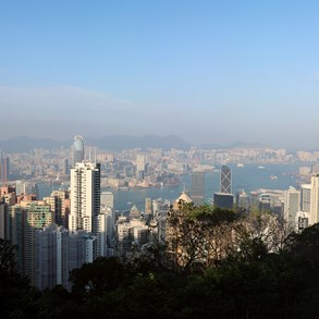 From Victoria peak.