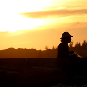 Fisherman in Mui Ne, Vietnam.
