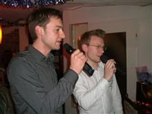 Ivy's birthday, karaoke party