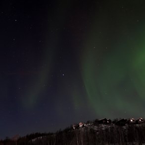 Aurora Borealis over Bj&ouml;rkliden.