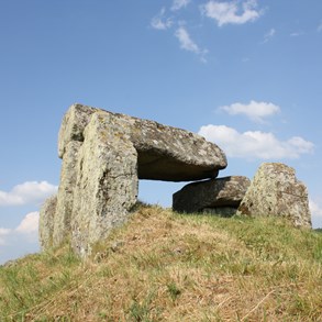 A passage grave. A lot of these around my hometown. Built around 3000 BC.